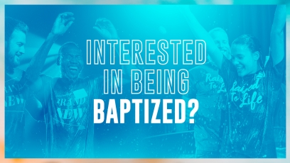 Interested in being baptized? Event